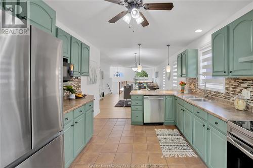 1116 Monarch Meadows Drive, Lakeshore, ON - Indoor Photo Showing Kitchen With Double Sink With Upgraded Kitchen