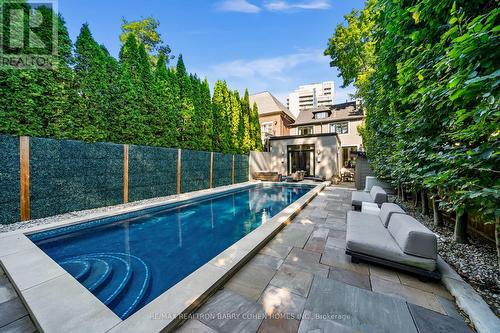 90 Forest Hill Road, Toronto (Casa Loma), ON - Outdoor With In Ground Pool