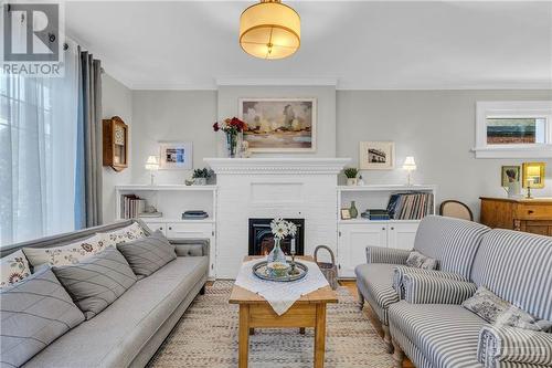 48 Clarey Avenue, Ottawa, ON - Indoor Photo Showing Living Room With Fireplace