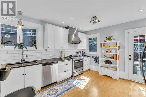 48 Clarey Avenue, Ottawa, ON - Indoor Photo Showing Kitchen With Double Sink With Upgraded Kitchen