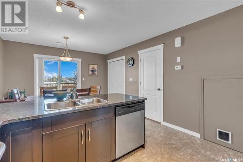 505 3830 Dewdney Avenue E, Regina, SK - Indoor Photo Showing Kitchen With Double Sink