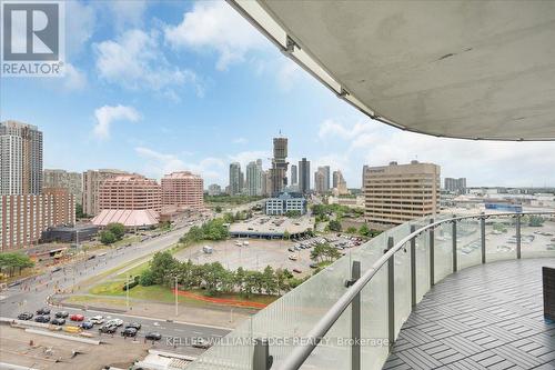 1305 - 50 Absolute Avenue, Mississauga (City Centre), ON - Outdoor With Balcony With View