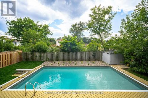 5 Madoc Road, Brampton (Madoc), ON - Outdoor With In Ground Pool With Backyard