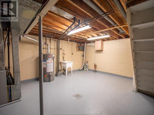 5498 Lassaline Street, Windsor, ON - Indoor Photo Showing Basement