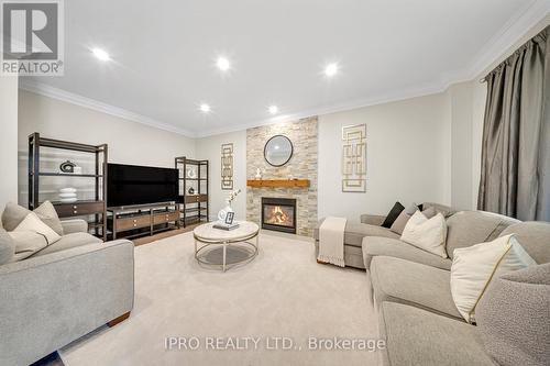 2377 Coronation Drive, Oakville, ON - Indoor Photo Showing Living Room With Fireplace