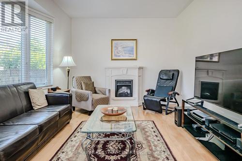 3768 Partition Road, Mississauga, ON - Indoor Photo Showing Living Room With Fireplace