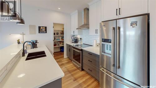 416 3581 Evans Court, Regina, SK - Indoor Photo Showing Kitchen With Upgraded Kitchen