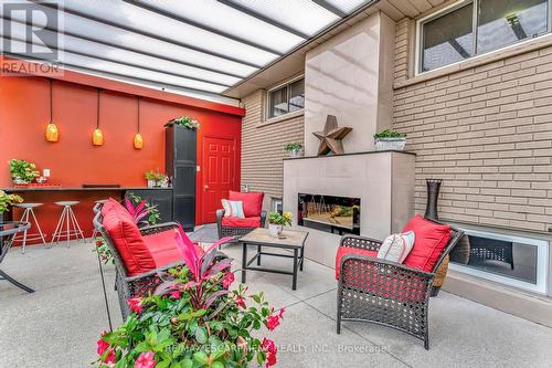 135 Welbourn Drive, Hamilton (Balfour), ON - Outdoor With Fireplace With Exterior