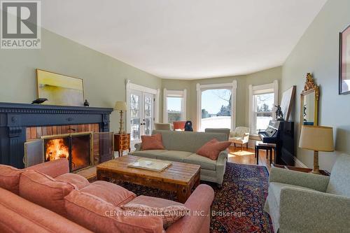 18101 Shaws Creek Road, Caledon, ON - Indoor Photo Showing Living Room With Fireplace