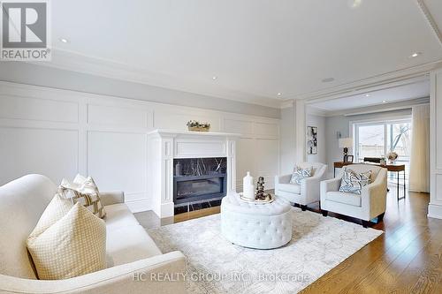 136 Kilbarry Road, Toronto (Forest Hill South), ON - Indoor Photo Showing Living Room With Fireplace