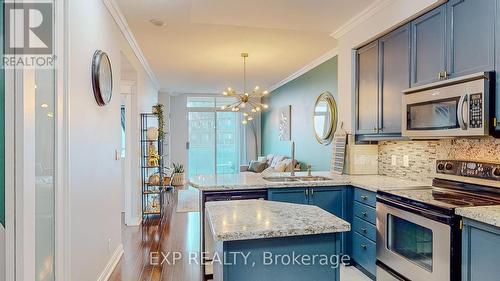 1507 - 70 Absolute Avenue, Mississauga (City Centre), ON - Indoor Photo Showing Kitchen