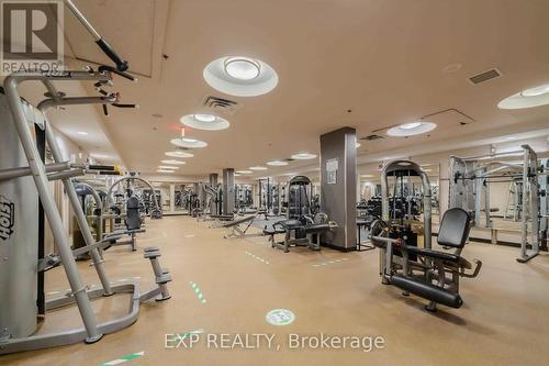 1507 - 70 Absolute Avenue, Mississauga (City Centre), ON - Indoor Photo Showing Gym Room