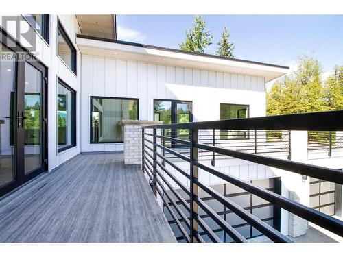 Front Deck from Living/Dining Room - 2043 Airport Way, Revelstoke, BC - Outdoor With Exterior