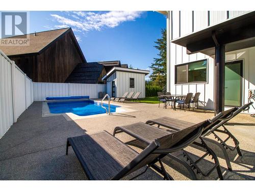 Pool Area - 2043 Airport Way, Revelstoke, BC - Outdoor With In Ground Pool With Deck Patio Veranda With Exterior