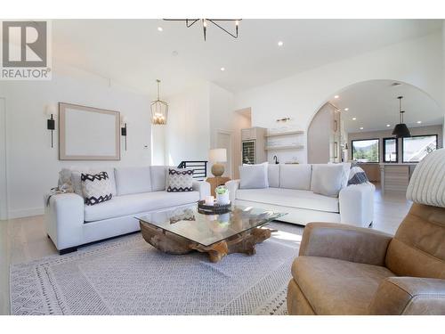 Living Room, Open to Gourmet Kitchen - 2043 Airport Way, Revelstoke, BC - Indoor Photo Showing Living Room