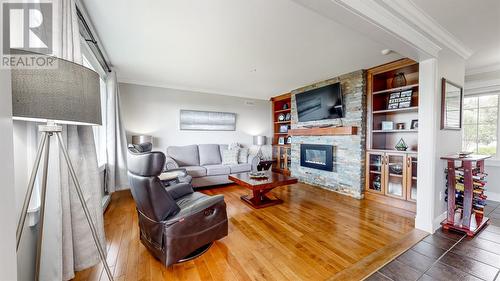 9 Everest Street, Paradise, NL - Indoor Photo Showing Living Room With Fireplace