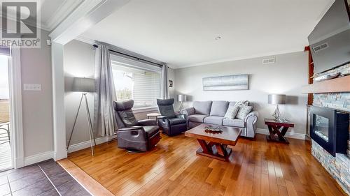 9 Everest Street, Paradise, NL - Indoor Photo Showing Living Room With Fireplace