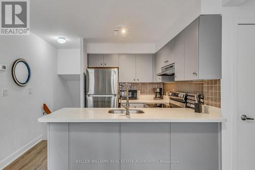 346 - 415 Jarvis Street, Toronto (Cabbagetown-South St. James Town), ON - Indoor Photo Showing Kitchen With Double Sink