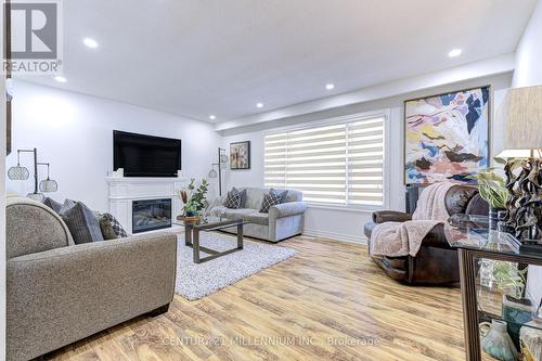 10 - 235 Bronte Street S, Milton (Bronte Meadows), ON - Indoor Photo Showing Living Room With Fireplace