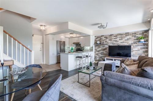 Living/Dining Room - 1000 Cedarglen Gate|Unit #604, Mississauga, ON - Indoor Photo Showing Living Room With Fireplace