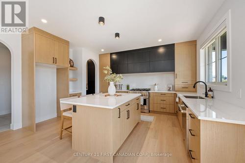 122 Timberwalk Trail, Middlesex Centre (Ilderton), ON - Indoor Photo Showing Kitchen With Upgraded Kitchen