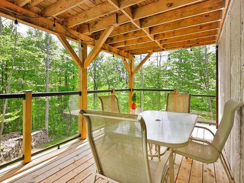 Balcony - 29 Rue Oak, Bolton-Est, QC - Outdoor With Deck Patio Veranda With Exterior