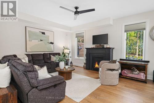 46 Drummond Street, Port Hope, ON - Indoor Photo Showing Living Room With Fireplace