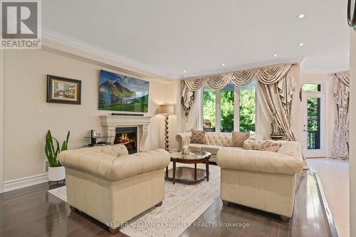 189 Rothbury Road, Richmond Hill (Westbrook), ON - Indoor Photo Showing Living Room With Fireplace