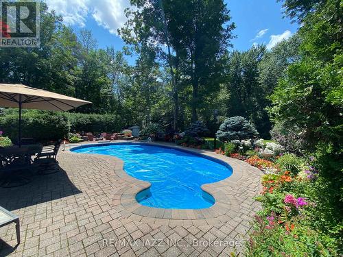 35 Castle Harbour Drive, Scugog (Port Perry), ON - Outdoor With In Ground Pool With Backyard