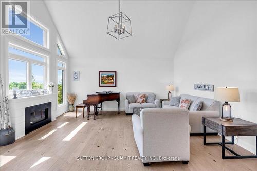 3 Best Court, Oro-Medonte, ON - Indoor Photo Showing Living Room With Fireplace