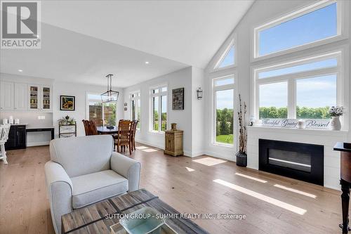 3 Best Court, Oro-Medonte, ON - Indoor Photo Showing Living Room With Fireplace