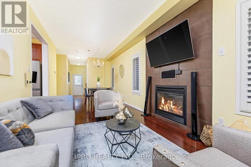 6 Eagleview Way, Halton Hills, ON - Indoor Photo Showing Living Room With Fireplace