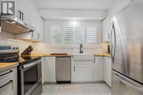 19 - 125 Bonaventure Drive, Hamilton (Gilbert), ON - Indoor Photo Showing Kitchen With Upgraded Kitchen