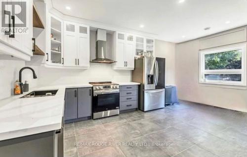 100 Queen Street, Kawartha Lakes, ON - Indoor Photo Showing Kitchen With Upgraded Kitchen