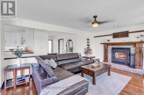 1 Windy Lane, Mcdougall, ON - Indoor Photo Showing Living Room With Fireplace