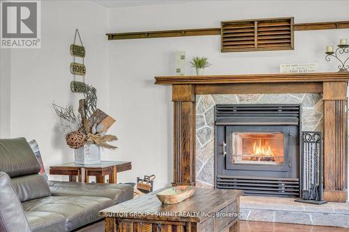 1 Windy Lane, Mcdougall, ON - Indoor Photo Showing Living Room With Fireplace