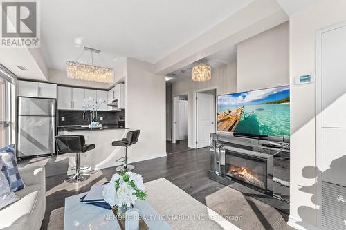 1208 - 7730 Kipling Avenue, Vaughan (West Woodbridge), ON - Indoor With Fireplace