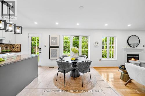 95 Greenbank Drive, Richmond Hill (Jefferson), ON - Indoor Photo Showing Dining Room With Fireplace