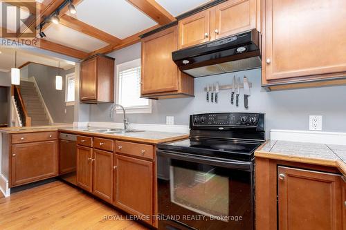 184 Wellington Street, St. Thomas, ON - Indoor Photo Showing Kitchen With Double Sink