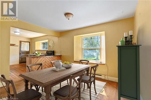 Virtually Staged Photo. - 217 Highway 6, South Bruce Peninsula, ON - Indoor Photo Showing Dining Room