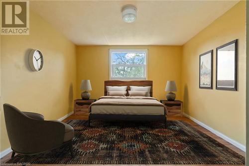 Virtually Staged Photo. - 217 Highway 6, South Bruce Peninsula, ON - Indoor Photo Showing Bedroom