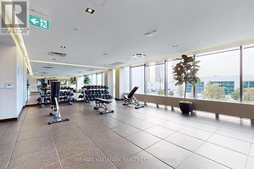 1611 - 38 Honeycrisp Crescent, Vaughan, ON - Indoor Photo Showing Gym Room