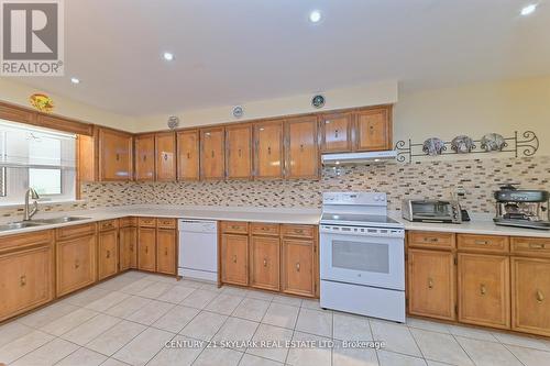 9 Princess Andrea Court, Brampton, ON - Indoor Photo Showing Kitchen With Double Sink