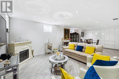 129 Willet Terrace, Milton, ON - Indoor Photo Showing Living Room With Fireplace