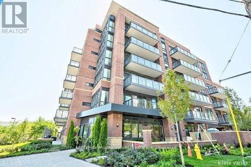 208 - 3 Southvale Drive, Toronto (Leaside), ON - Outdoor With Balcony With Facade