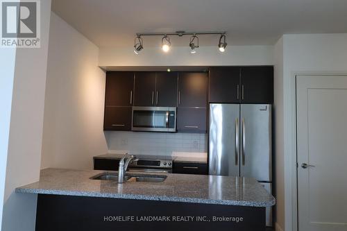 3002 - 825 Church Street, Toronto (Rosedale-Moore Park), ON - Indoor Photo Showing Kitchen With Double Sink