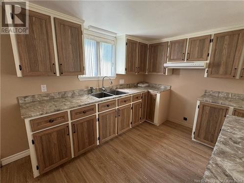 83 Court Street, Grand-Sault/Grand Falls, NB - Indoor Photo Showing Kitchen With Double Sink