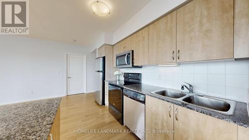 506 - 2240 Lake Shore Boulevard W, Toronto (Mimico), ON - Indoor Photo Showing Kitchen With Double Sink