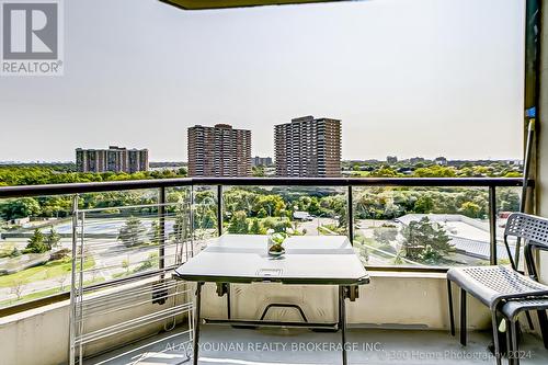 1206 - 1 Rowntree Road, Toronto (Mount Olive-Silverstone-Jamestown), ON - Outdoor With Balcony With View