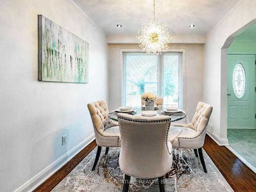 136 Regina Ave, Toronto, ON - Indoor Photo Showing Dining Room